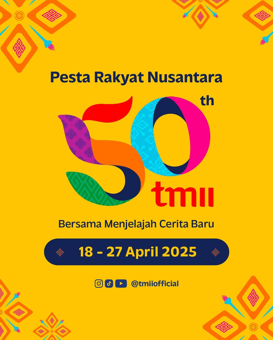 Setengah Abad TMII: Rayakan Keberagaman Lewat Pesta Rakyat Nusantara